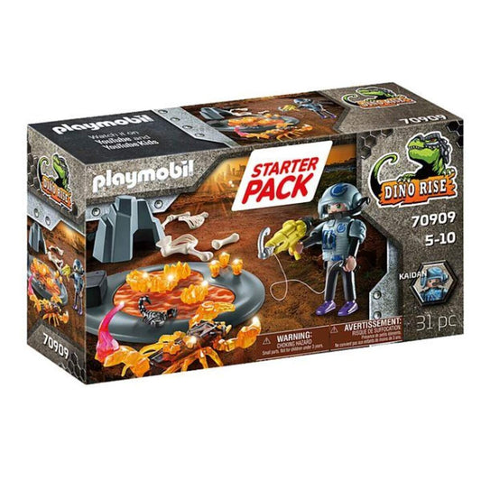 PLAYMOBIL® 70909 Dino Rise - Starter Pack Kampf gegen den Feuerskorpion