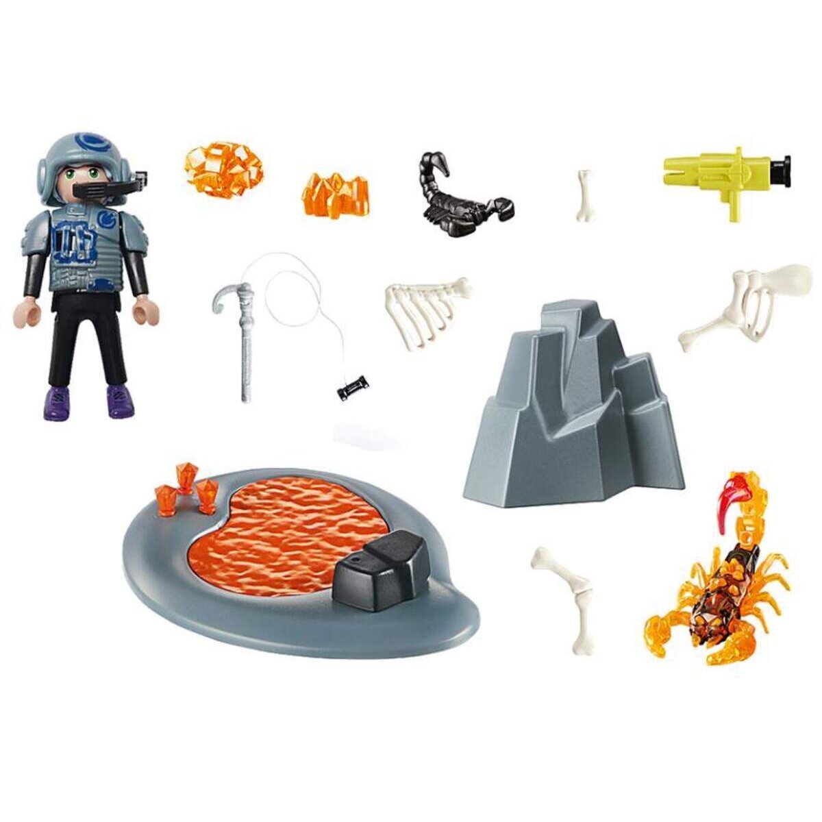 PLAYMOBIL® 70909 Dino Rise - Starter Pack Kampf gegen den Feuerskorpion