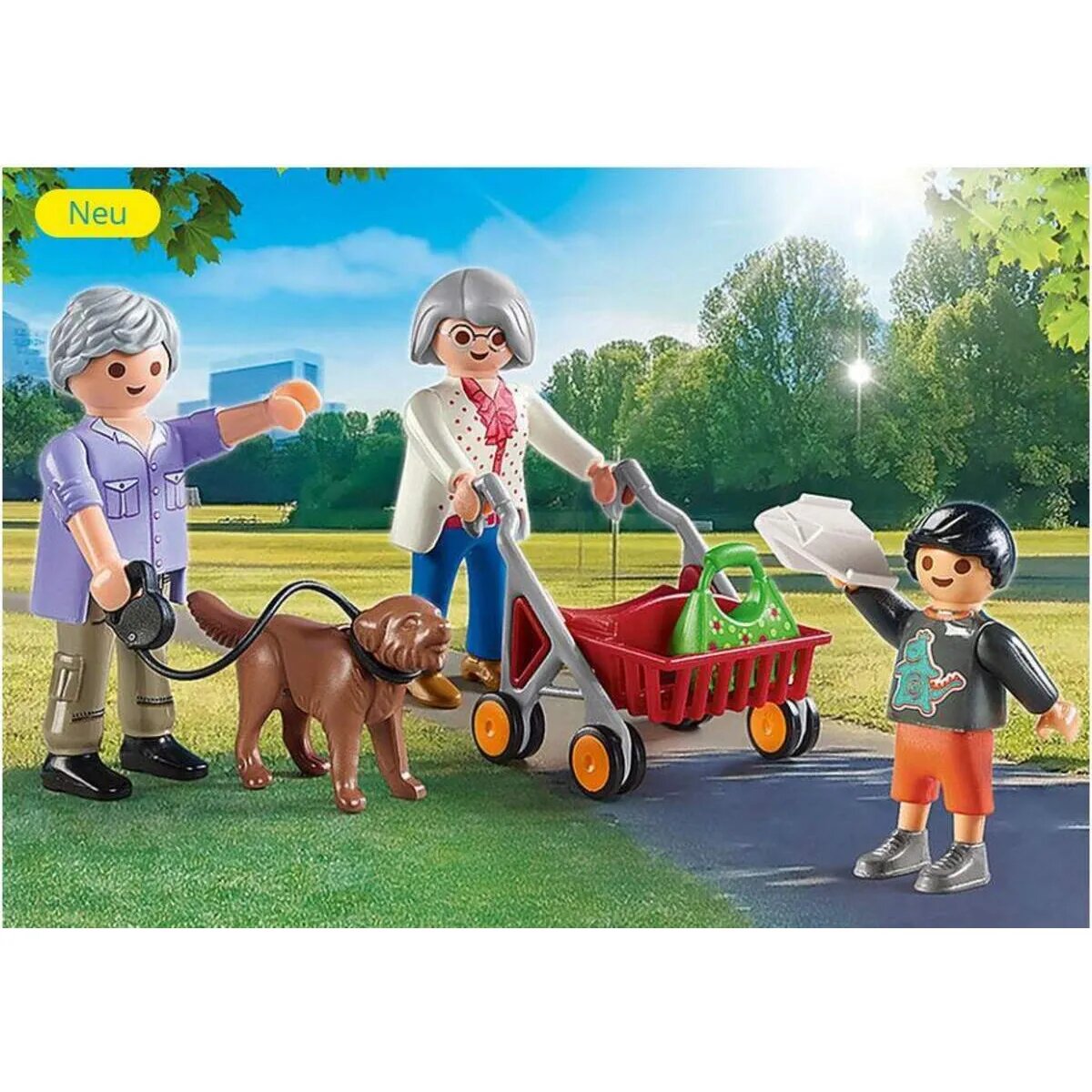 PLAYMOBIL® 70990 City Life - Großeltern mit Enkel