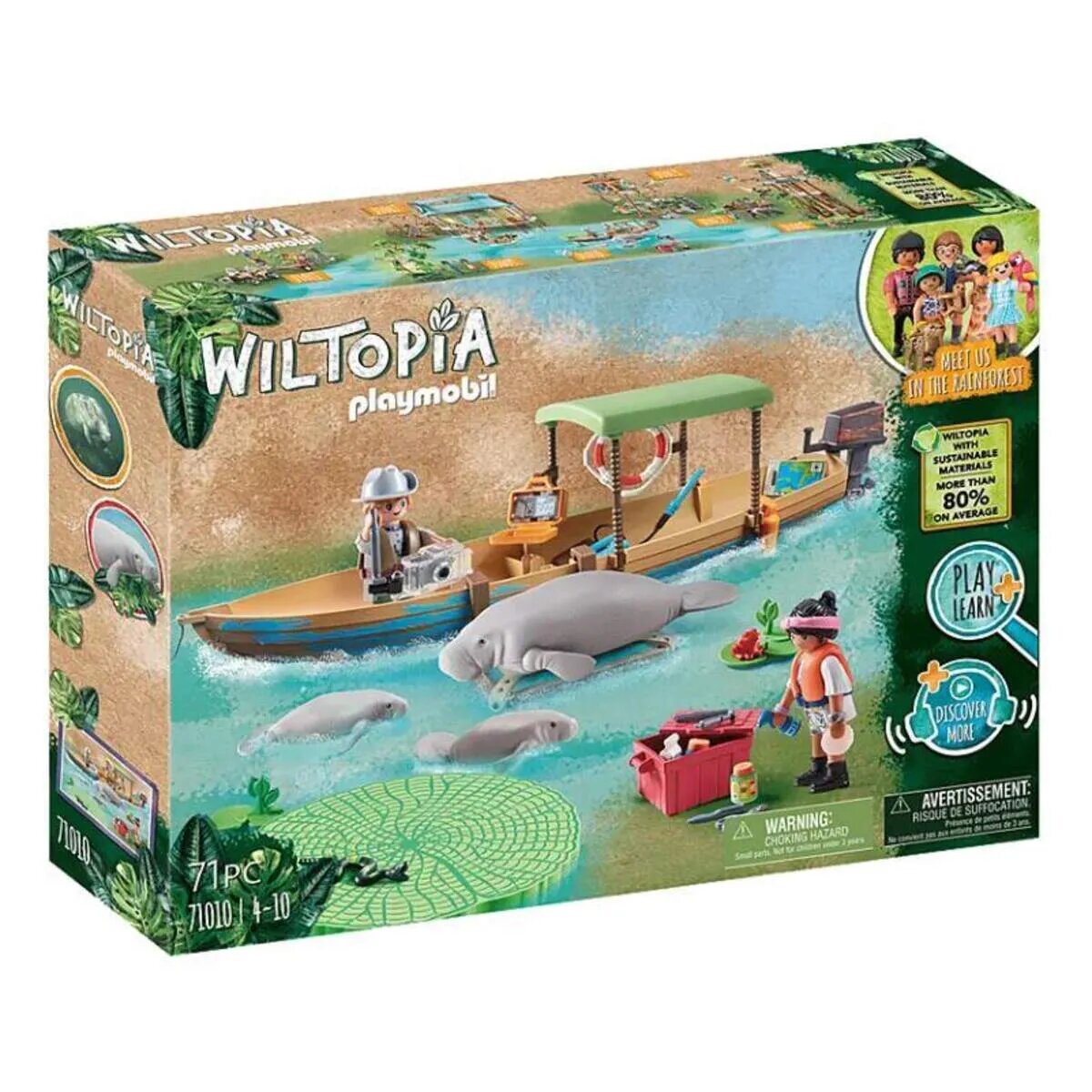 PLAYMOBIL® 71010 Wiltopia - Bootsausflug zu den Seekühen