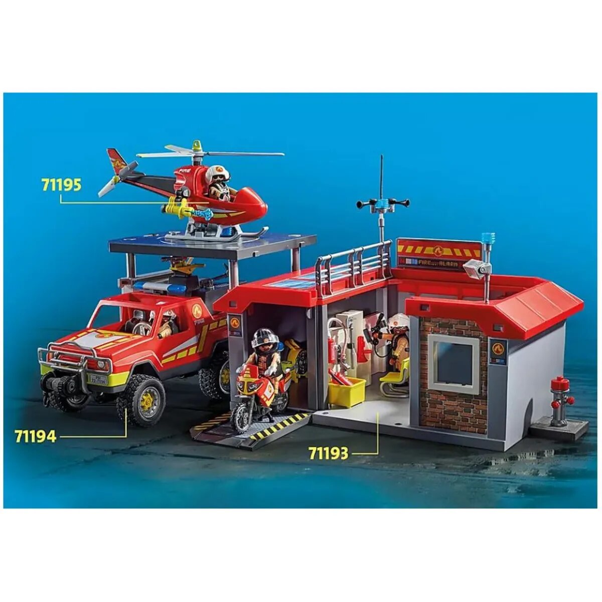 PLAYMOBIL® 71193 City Action: Mitnehm-Feuerwehrstation