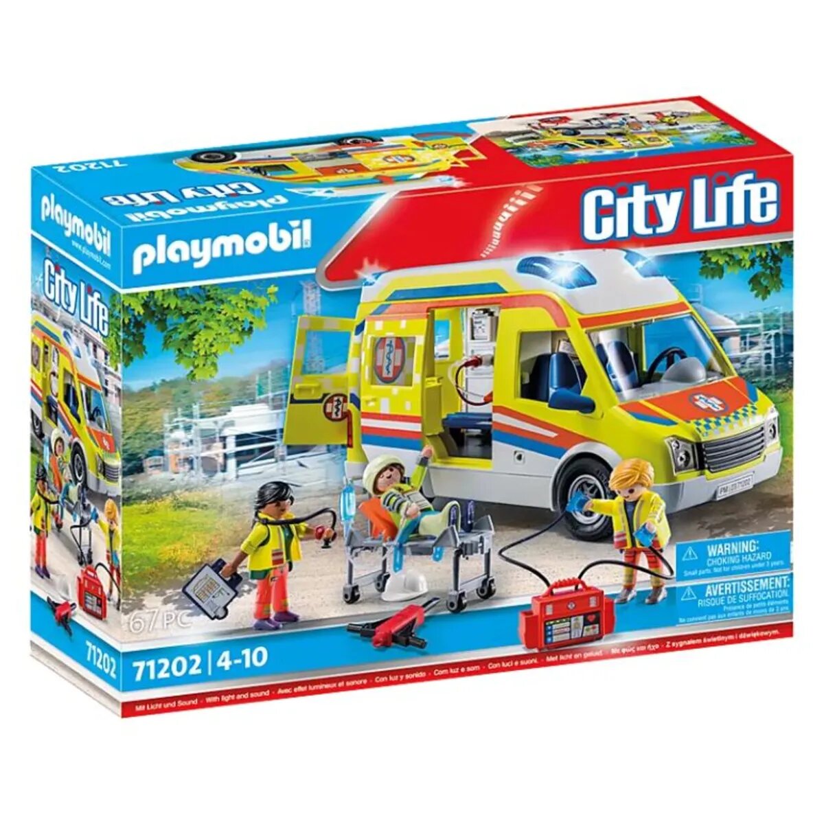 PLAYMOBIL® 71202 City Life - Rettungswagen mit Licht und Sound