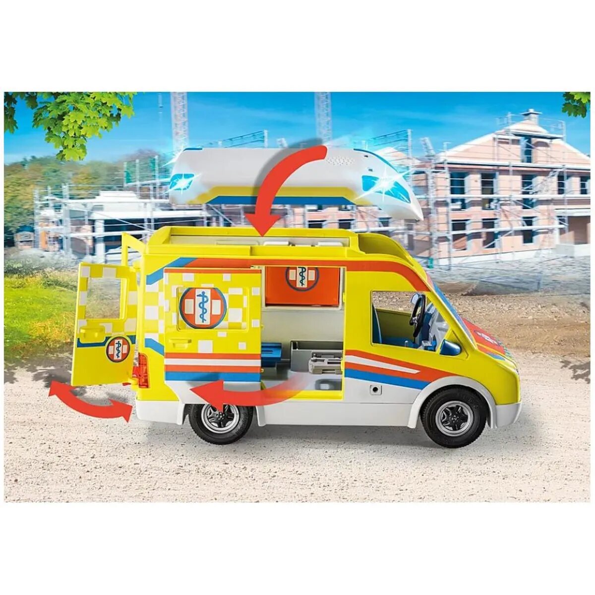 PLAYMOBIL® 71202 City Life - Rettungswagen mit Licht und Sound