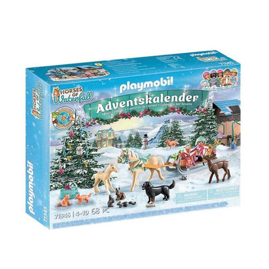 PLAYMOBIL® 71345 Horses of Waterfall Adventskalender Pferde: Weihnachtliche Schlittenfahrt