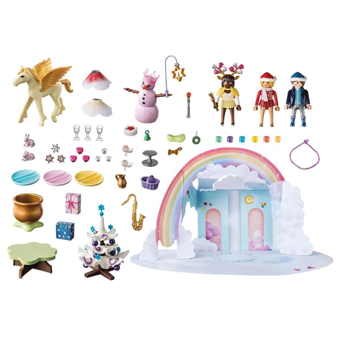 PLAYMOBIL® 71348 Adventskalender "Weihnachtsfest unter dem Regenbogen"