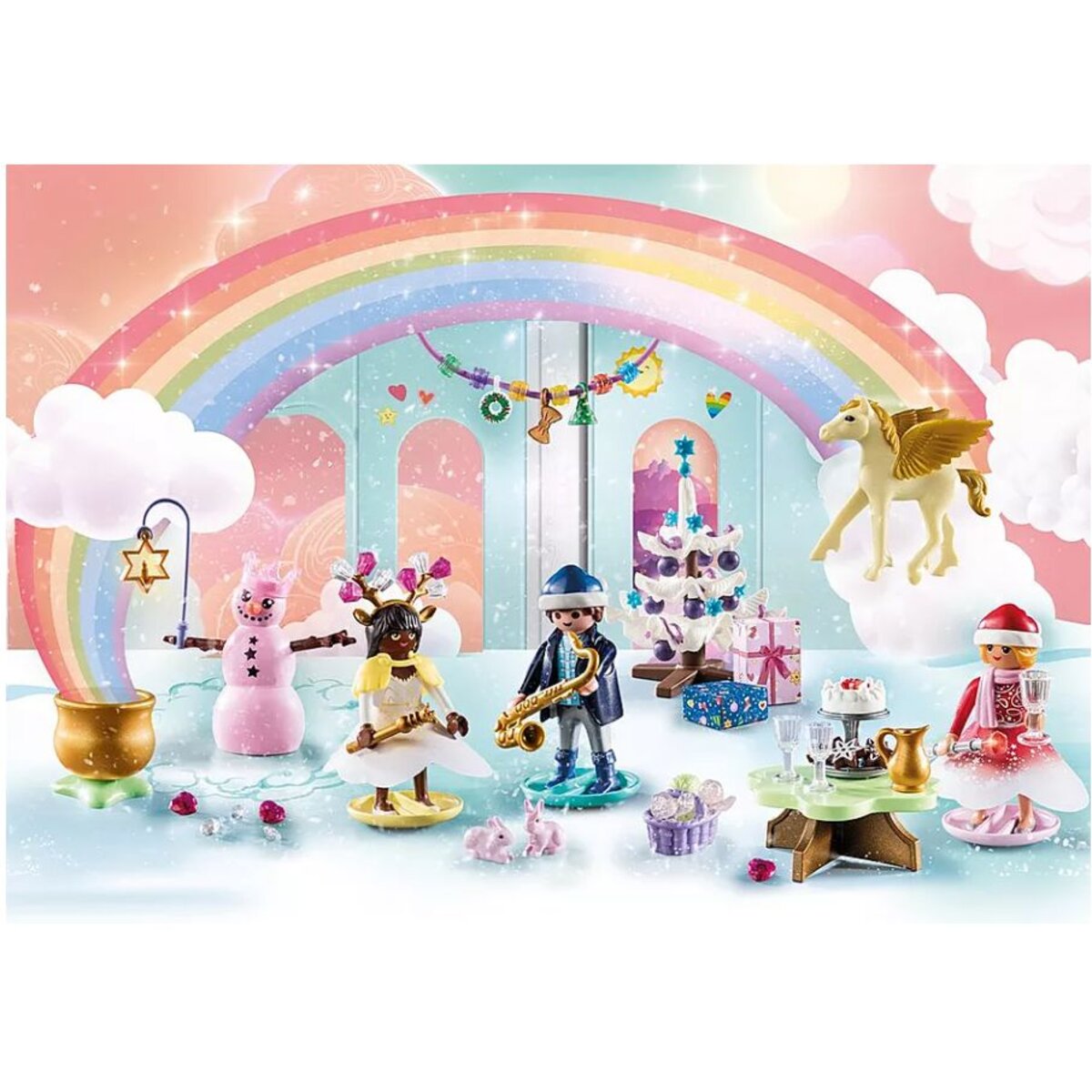 PLAYMOBIL® 71348 Adventskalender "Weihnachtsfest unter dem Regenbogen"