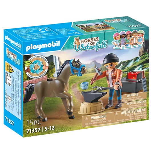 PLAYMOBIL® 71357 Horses of Waterfall - Hufschmied Ben & Achilles