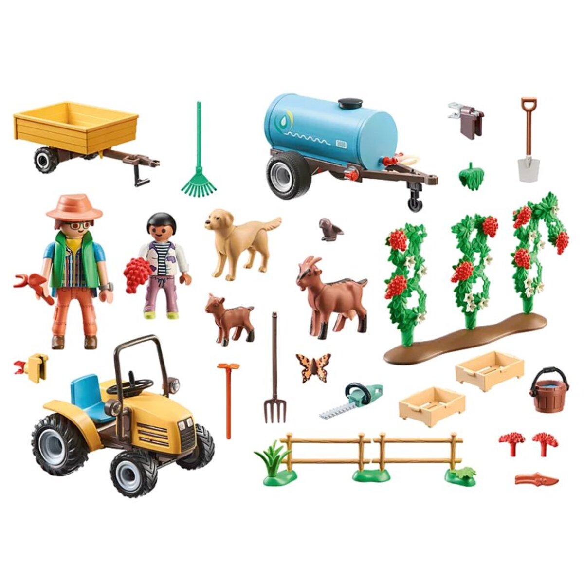 PLAYMOBIL® 71442 Country - Traktor mit Anhänger und Wassertank