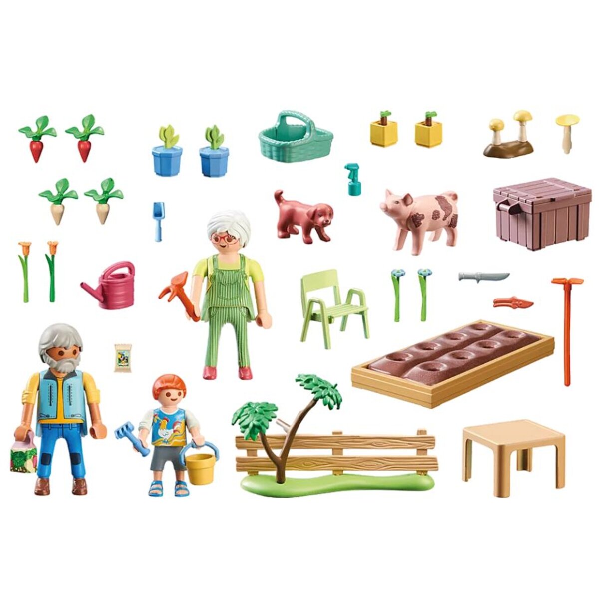 PLAYMOBIL® 71443 Country - Idyllischer Gemüsegarten bei den Großeltern