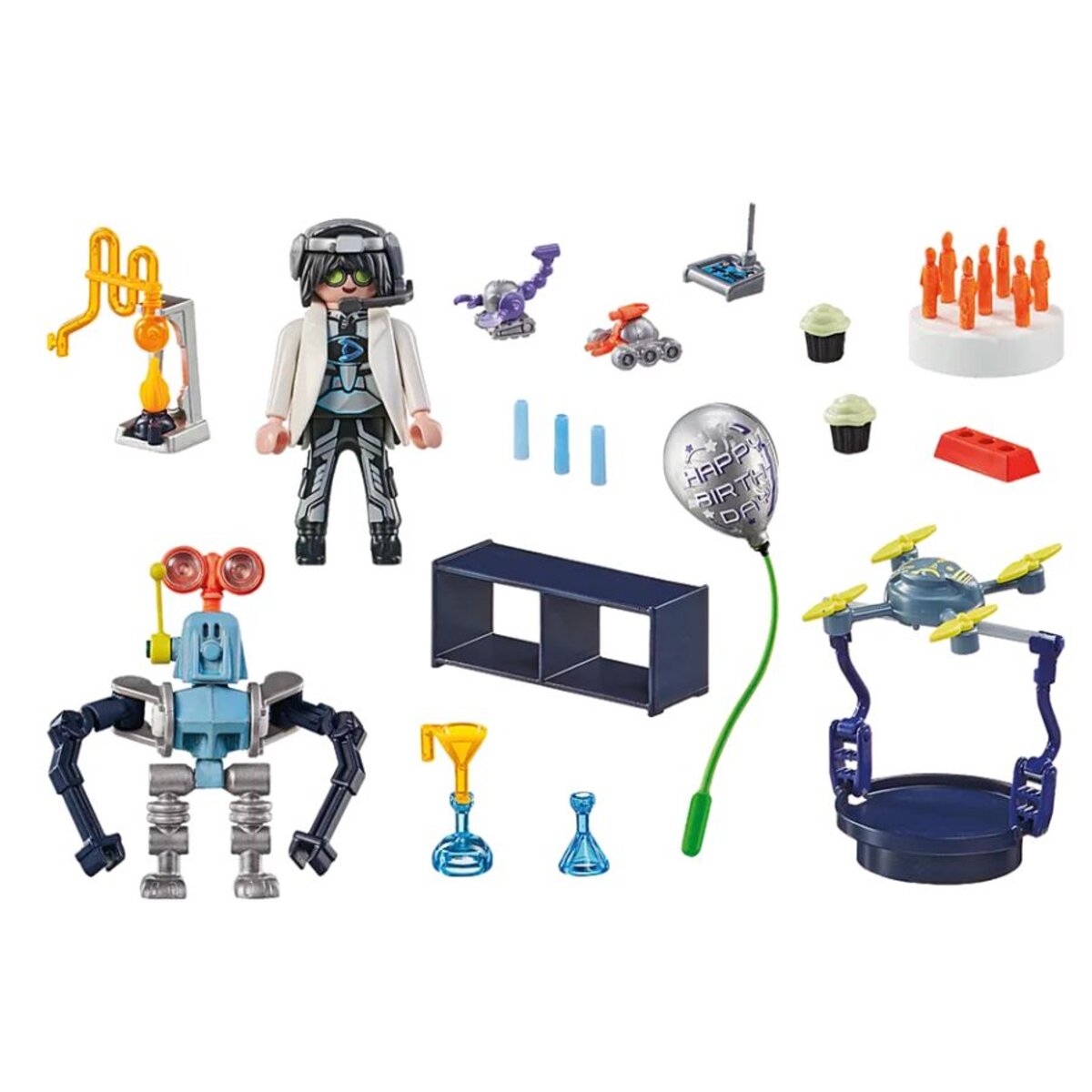 PLAYMOBIL® 71450 my Life - Forscher mit Robotern (50 Jahre PLAYMOBIL®)