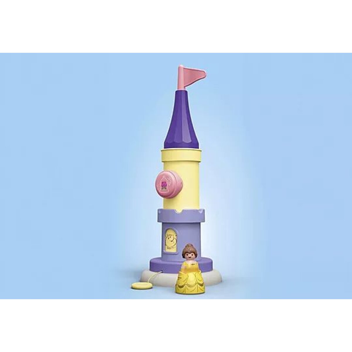 PLAYMOBIL® 71458 1.2.3 & Disney: Belles Spielturm mit Melodie