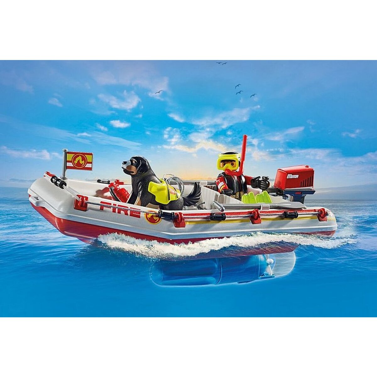 PLAYMOBIL® 71464 Act!on Heros - Feuerwehrboot mit Aqua Scooter