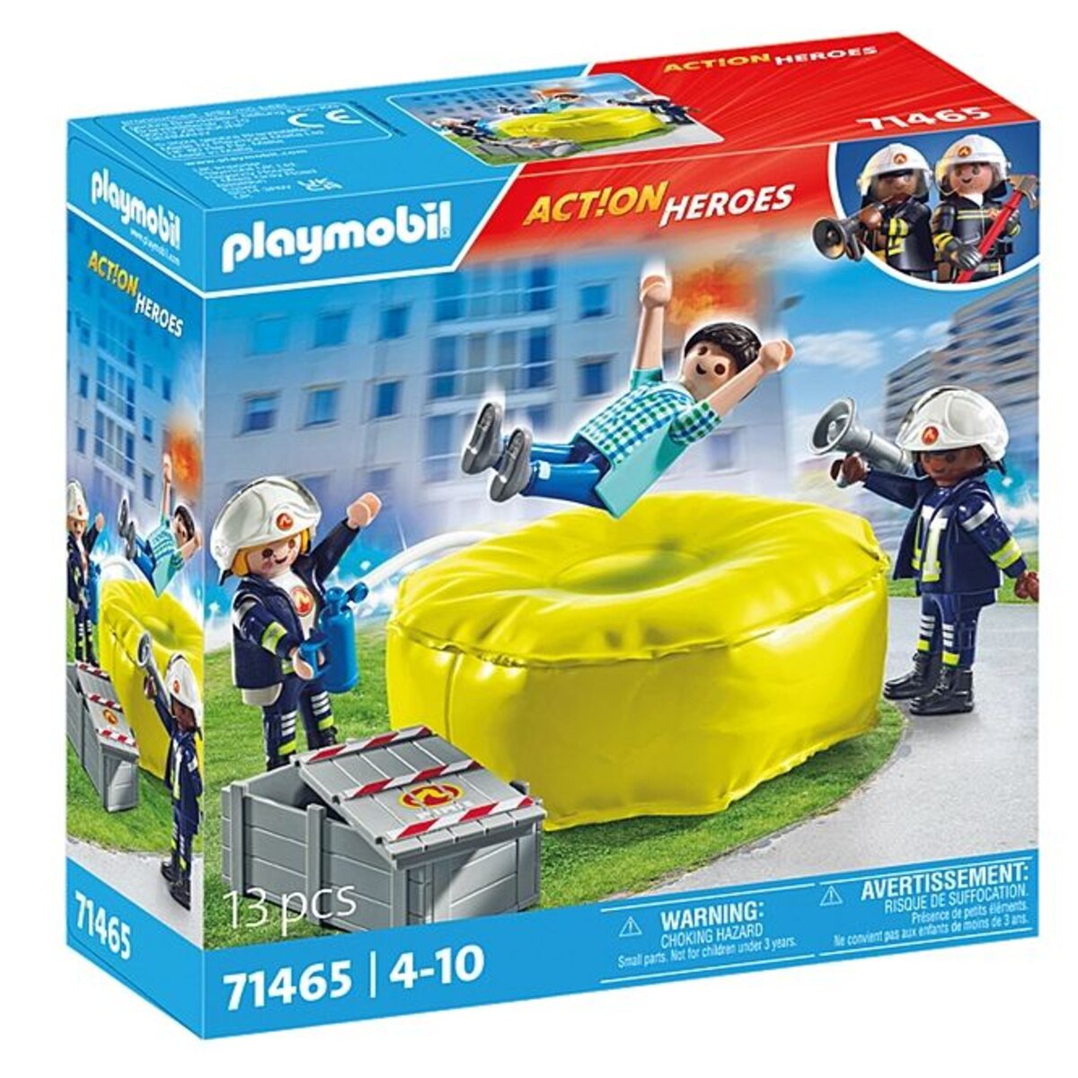 PLAYMOBIL® 71465 Act!on Heros - Feuerwehrleute mit Luftkissen