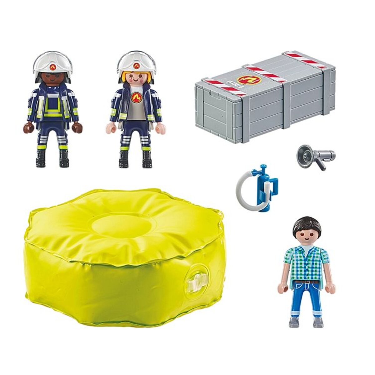 PLAYMOBIL® 71465 Act!on Heros - Feuerwehrleute mit Luftkissen