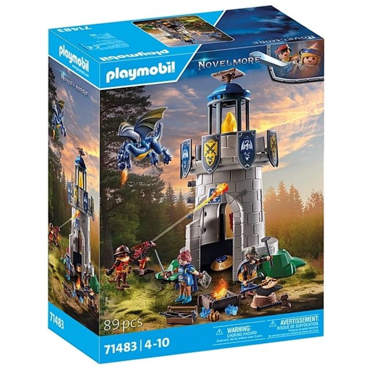 PLAYMOBIL® 71483 Novelmore - Ritterturm mit Schmied und Drache