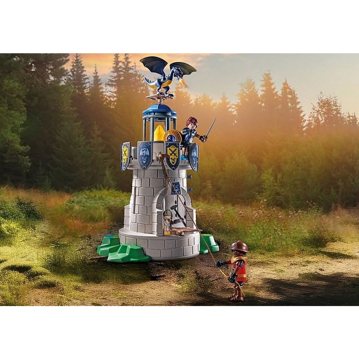 PLAYMOBIL® 71483 Novelmore - Ritterturm mit Schmied und Drache