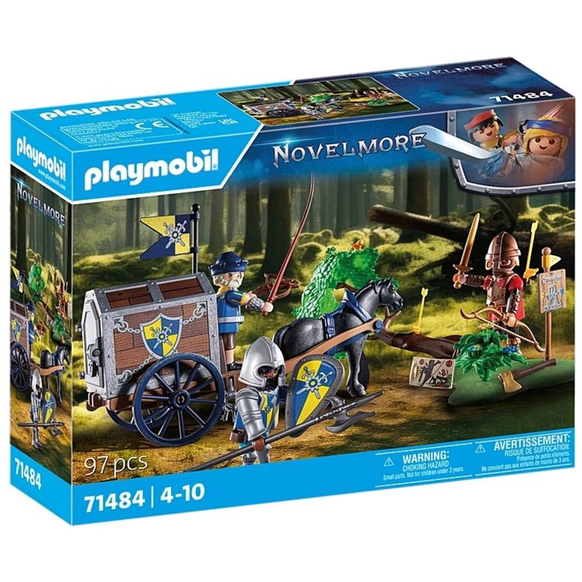 PLAYMOBIL® 71484 Novelmore - Überfall auf Transportwagen