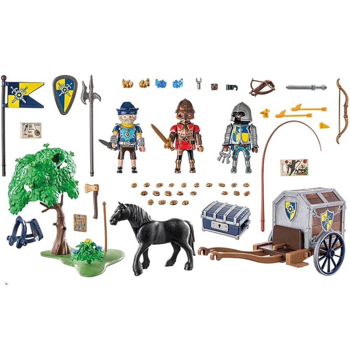 PLAYMOBIL® 71484 Novelmore - Überfall auf Transportwagen