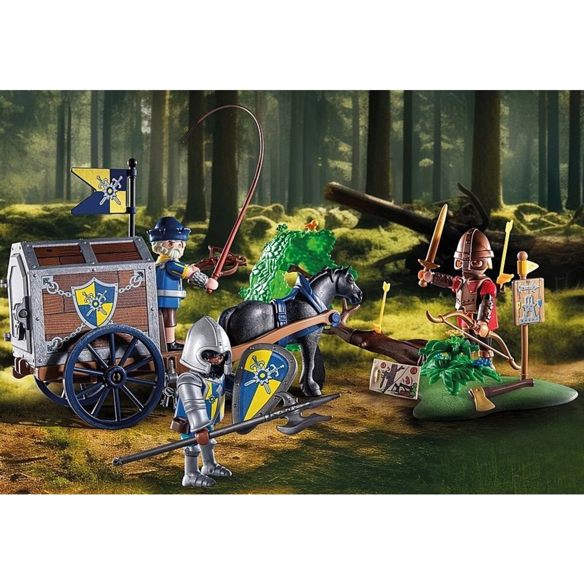 PLAYMOBIL® 71484 Novelmore - Überfall auf Transportwagen