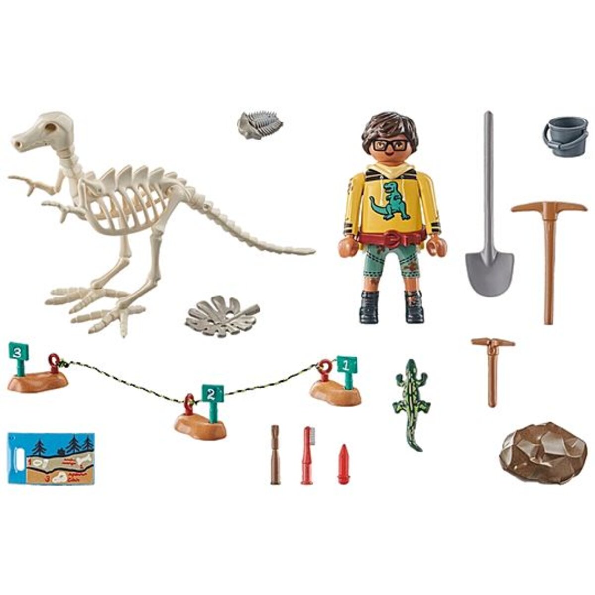 PLAYMOBIL® 71527 Dinos - Ausgrabungsstätte mit Dino-Skelett