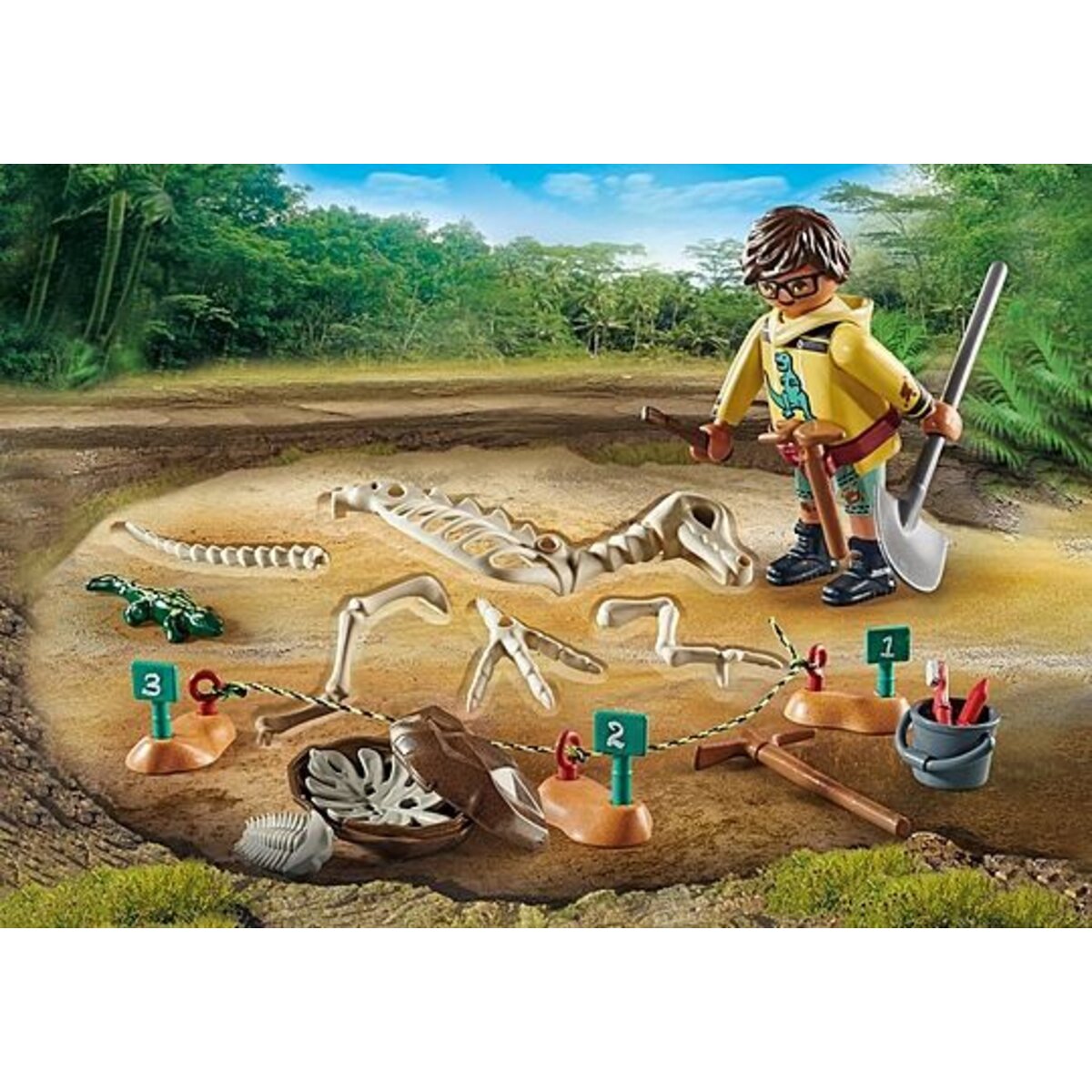 PLAYMOBIL® 71527 Dinos - Ausgrabungsstätte mit Dino-Skelett