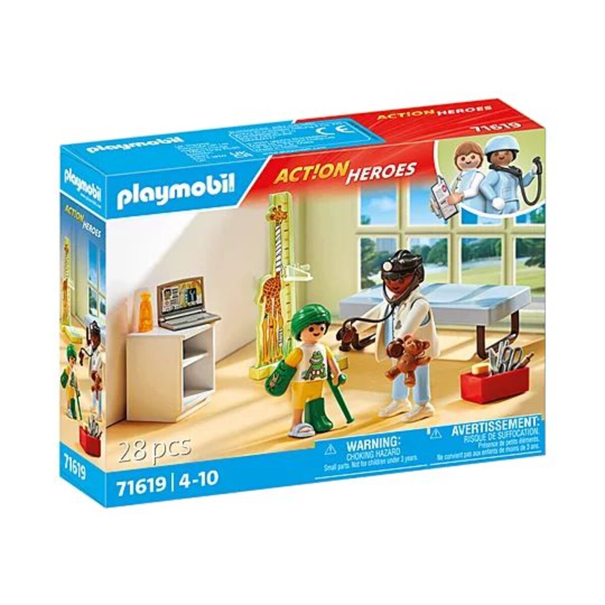 PLAYMOBIL® 71619 Act!on Heroes - Kinderarzt mit Teddybär