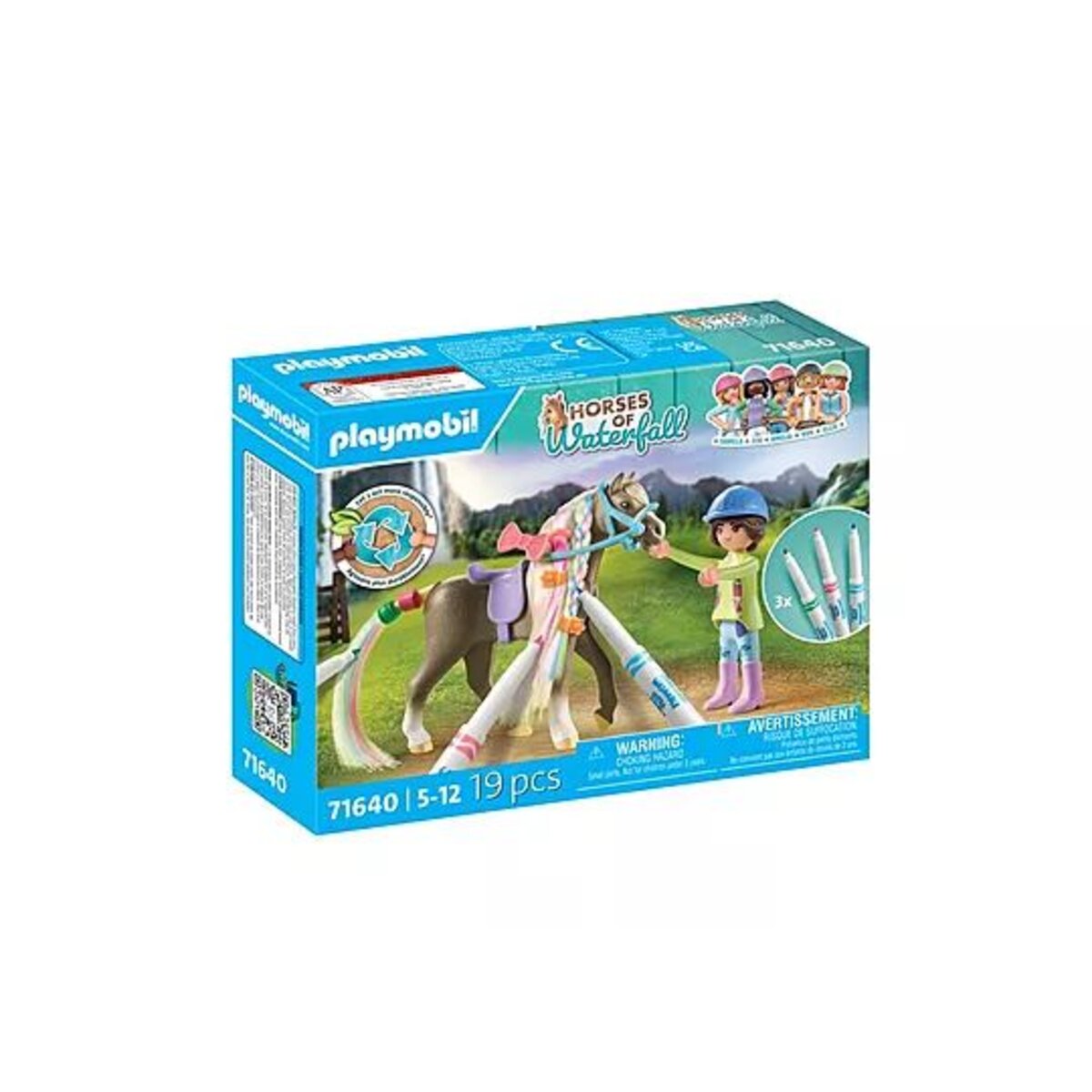 PLAYMOBIL® 71640 Horses of Waterfall - Kreativset mit Pferd und Stiften