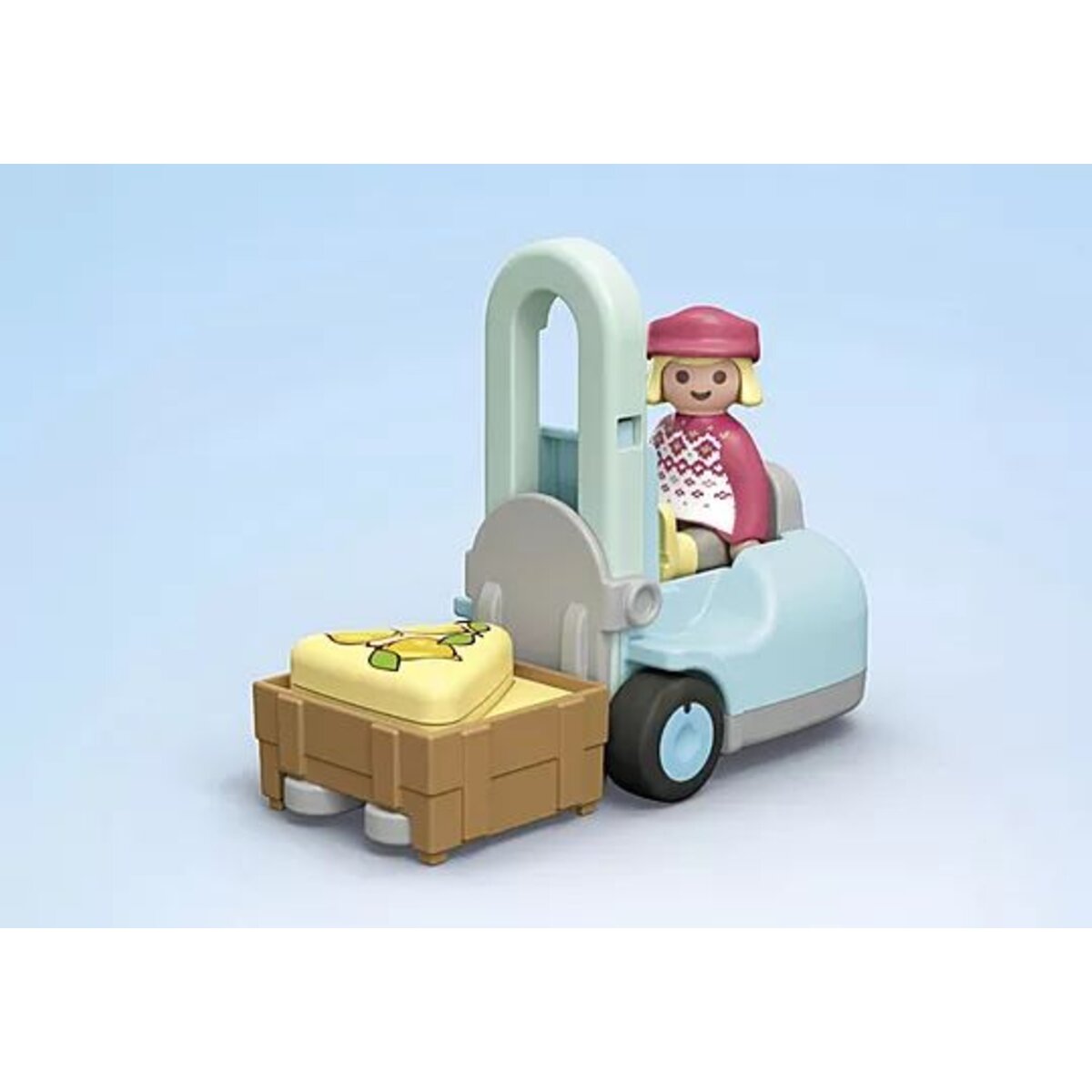 PLAYMOBIL® 71691 JUNIOR: Bio-Marktstand & Gabelstapler