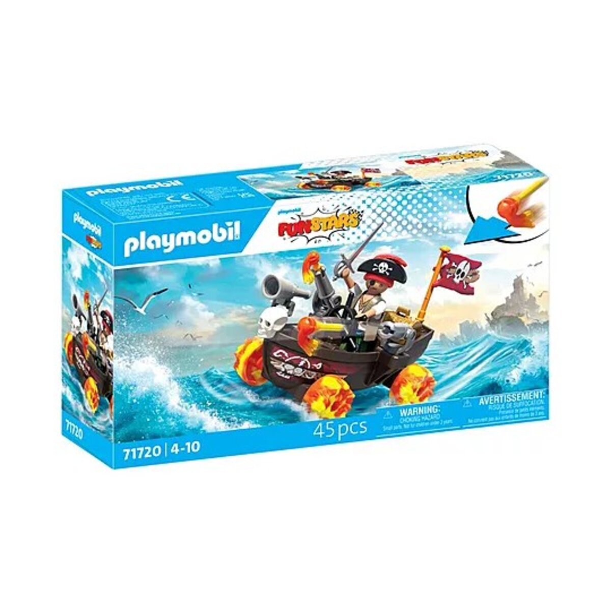 PLAYMOBIL® 71720 Fun Stars Rasendes Piratenboot