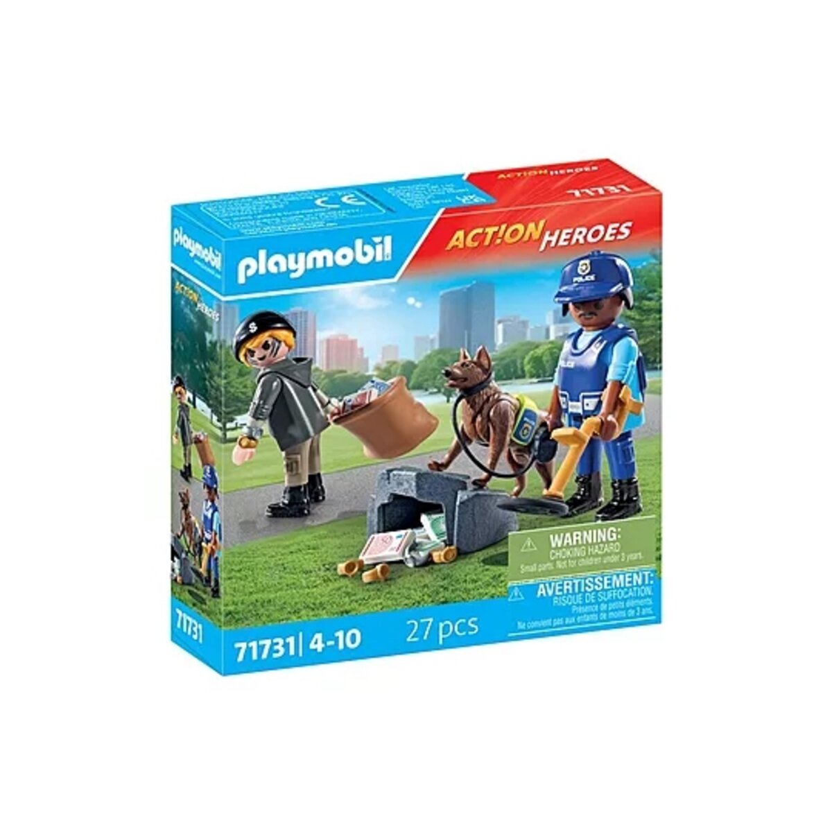 PLAYMOBIL® 71731 Act!on Heros Spurensuche mit Hund