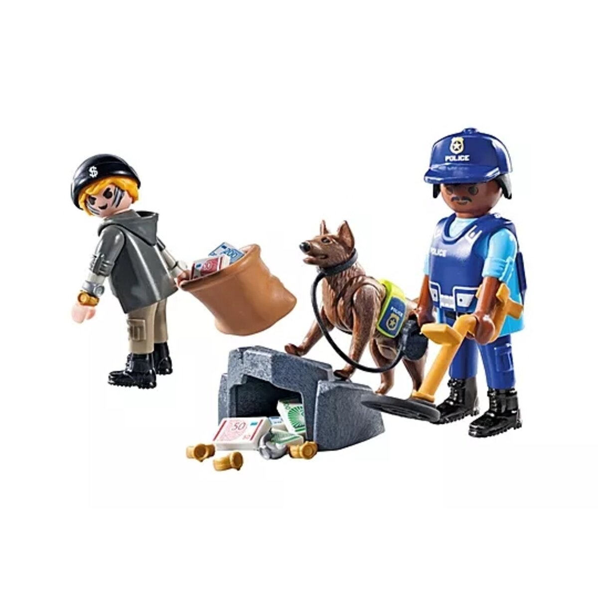 PLAYMOBIL® 71731 Act!on Heros Spurensuche mit Hund