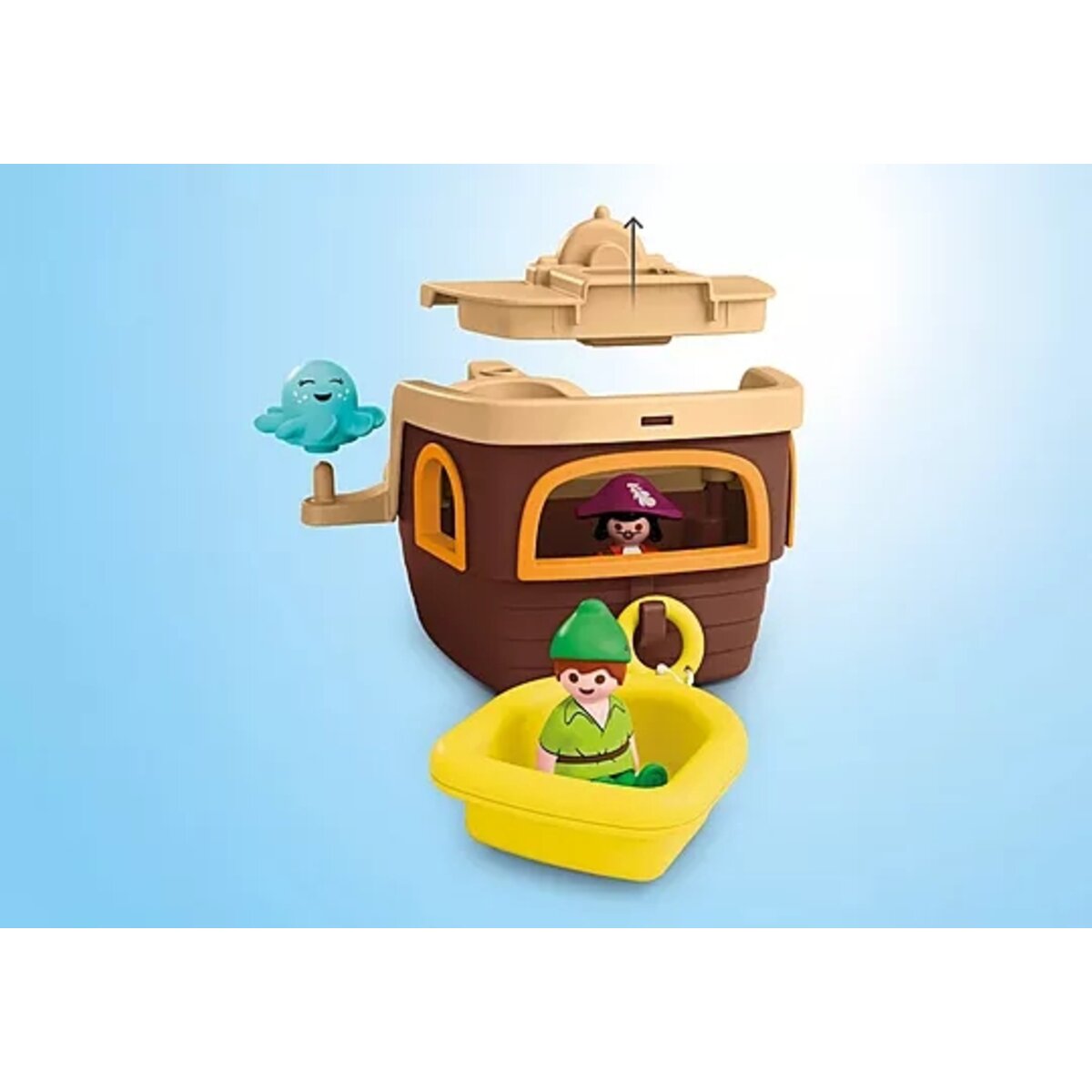 PLAYMOBIL® 71769 JUNIOR & Disney: Peter Pans Piratenschiff mit Wasserspritzspaß