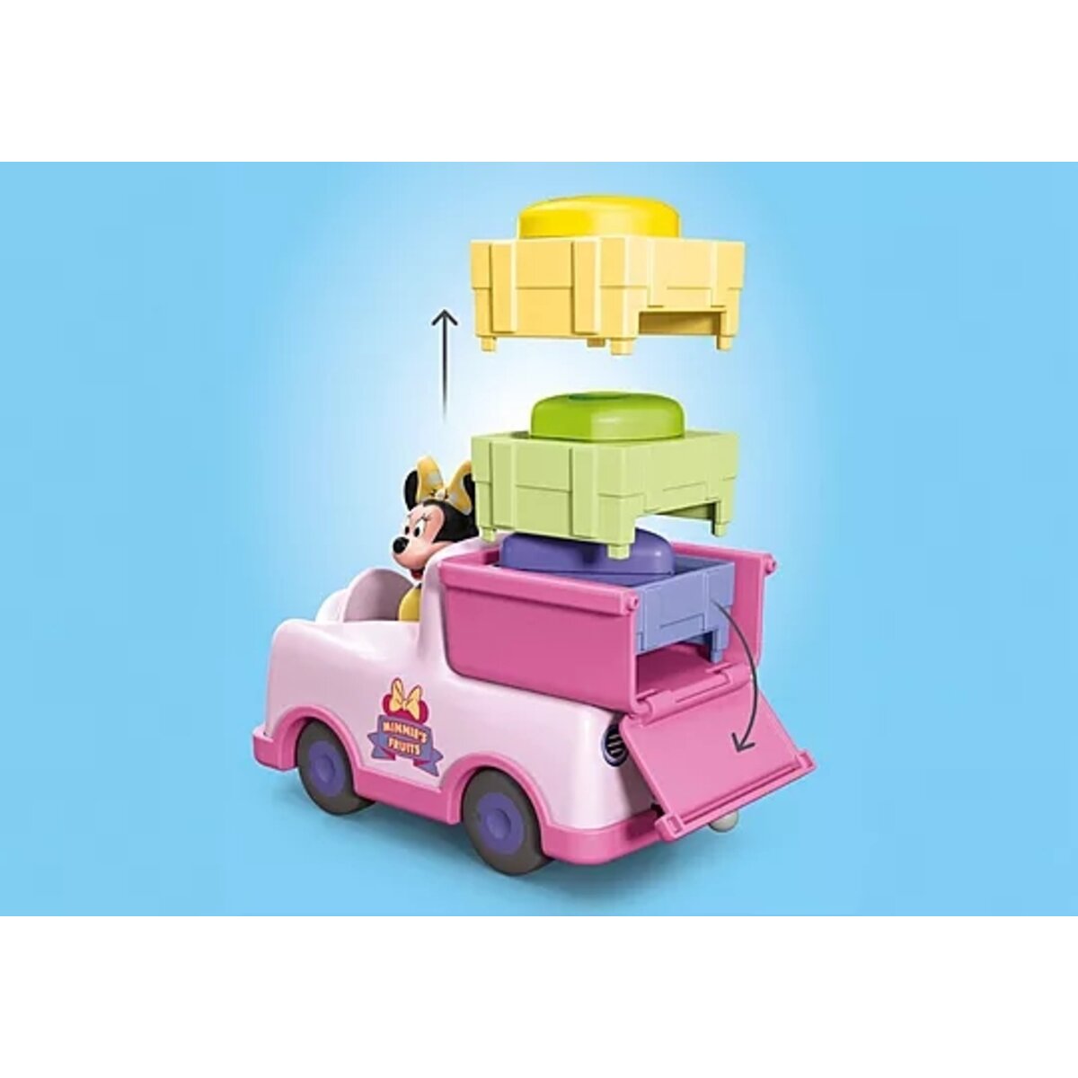 PLAYMOBIL® 71770 JUNIOR & Disney: Minnie Maus' Obst-Transporter mit Sortierspaß