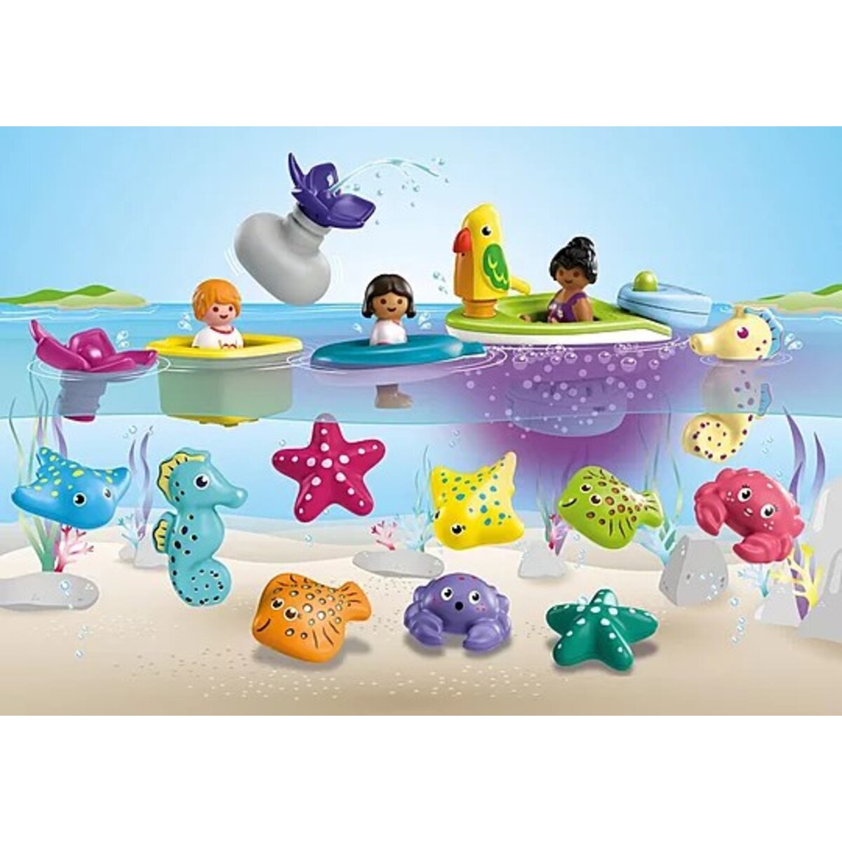 PLAYMOBIL® 71777 JUNIOR AQUA & Tinti: Bunter Badespaß Adventskalender