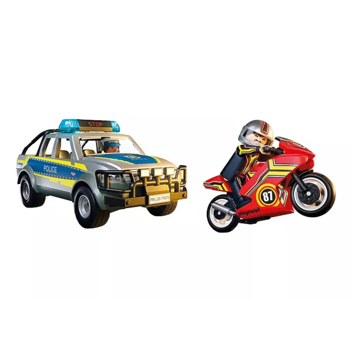 PLAYMOBIL® 71875 Act!on Heroes Verfolgungsjagd mit Polizei Pick-Up