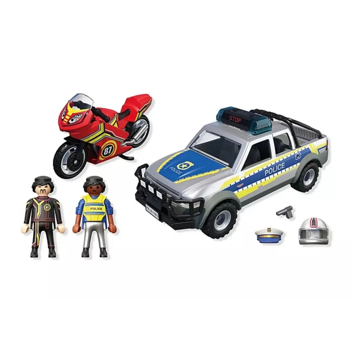 PLAYMOBIL® 71875 Act!on Heroes Verfolgungsjagd mit Polizei Pick-Up