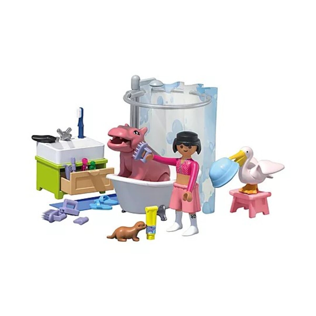 PLAYMOBIL® 71950 Animals & Friends Tierischer Badespaß