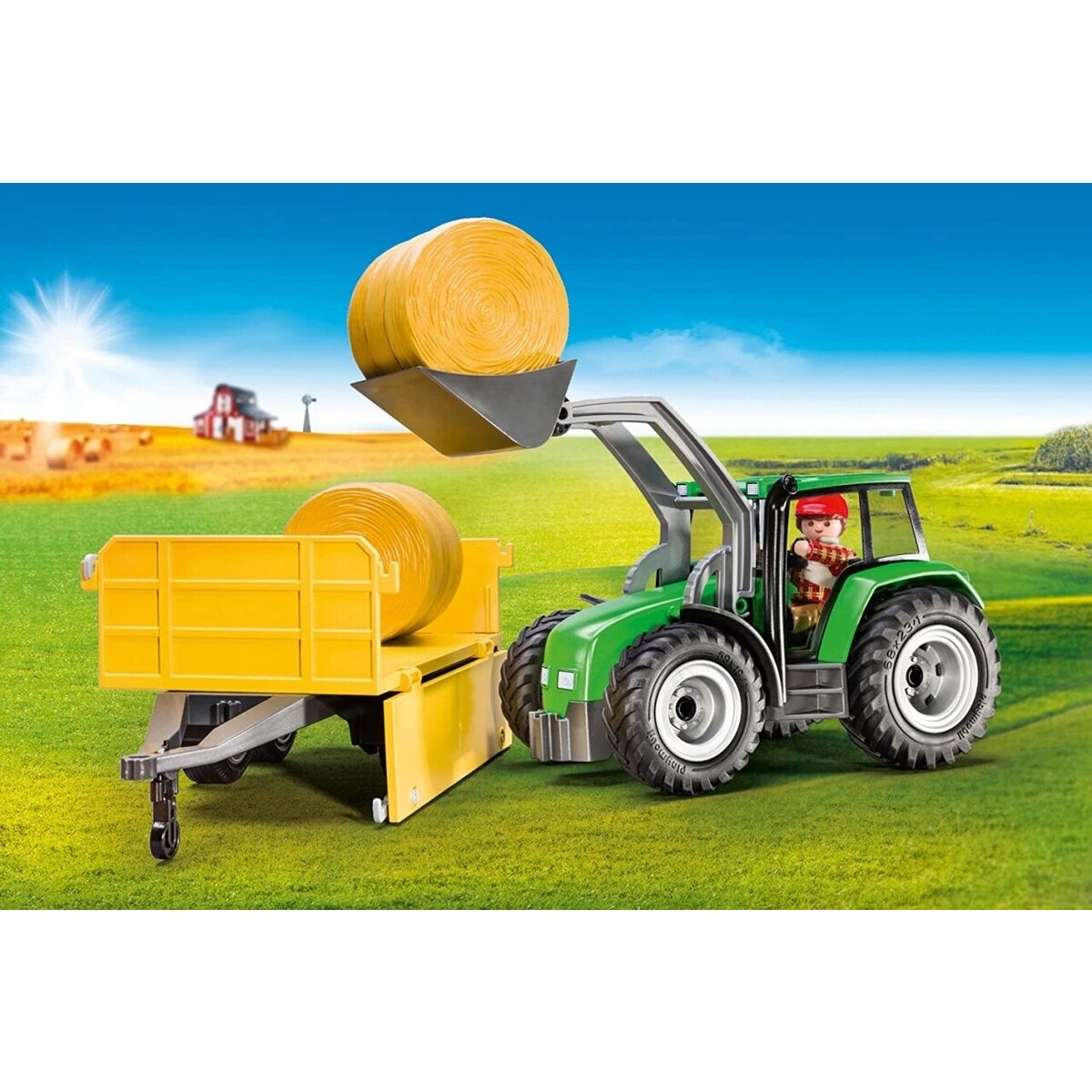 PLAYMOBIL® 9317 Traktor mit Anhänger Country Landmaschine mit Schaufel