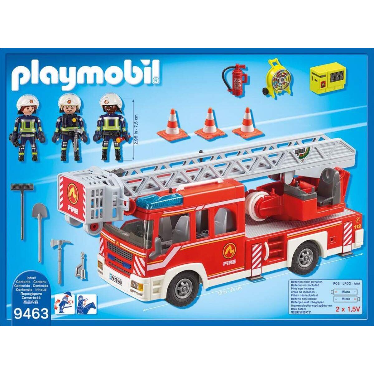 PLAYMOBIL® 9463 Feuerwehr-Leiterfahrzeug Bestseller