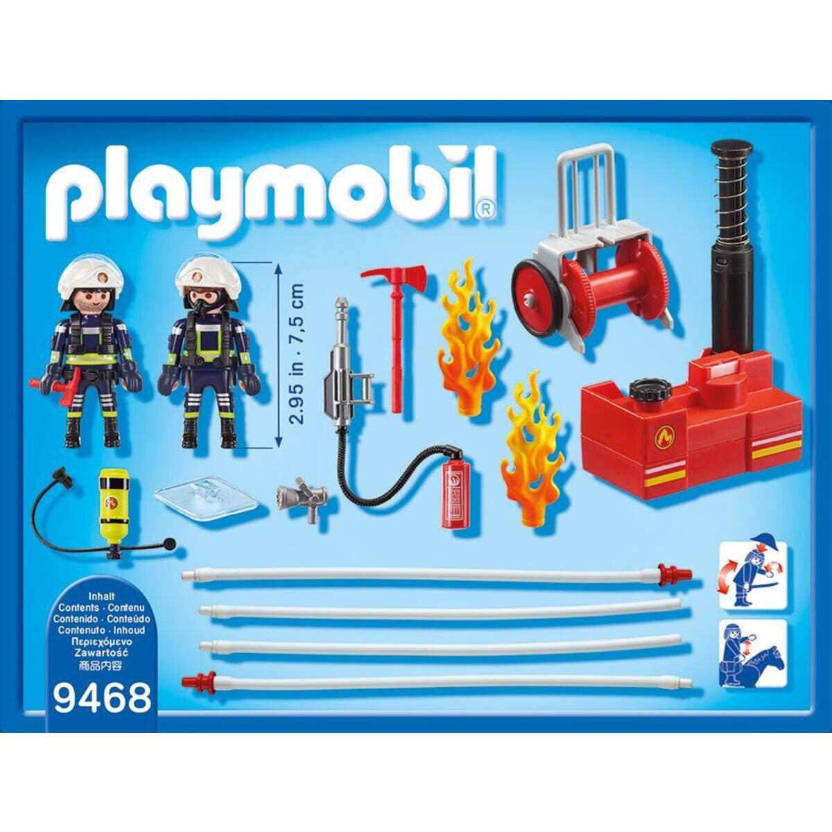 PLAYMOBIL® 9468 Feuerwehrmänner mit Löschpumpe