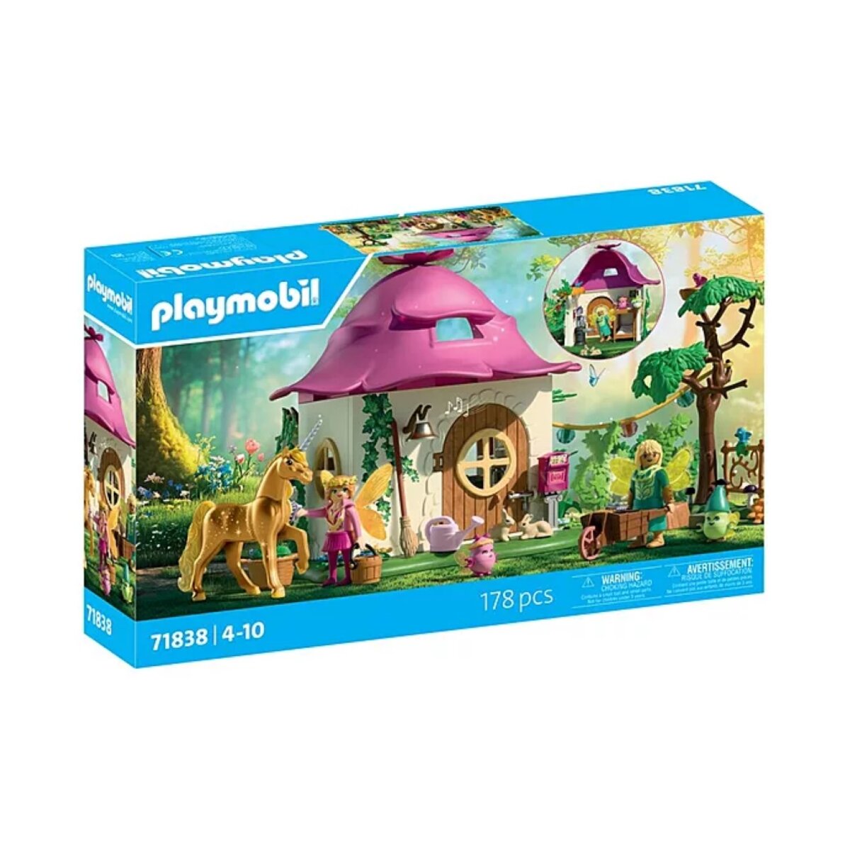 PLAYMOBIL® 71838 Magic Unicorns Gemütliches Feenzuhause mit Goldeinhorn und Stall