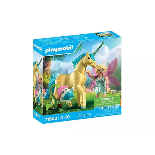 PLAYMOBIL® 71842 Magic Unicorns Sammeleinhorn Sonnenscheinblüte mit Fee