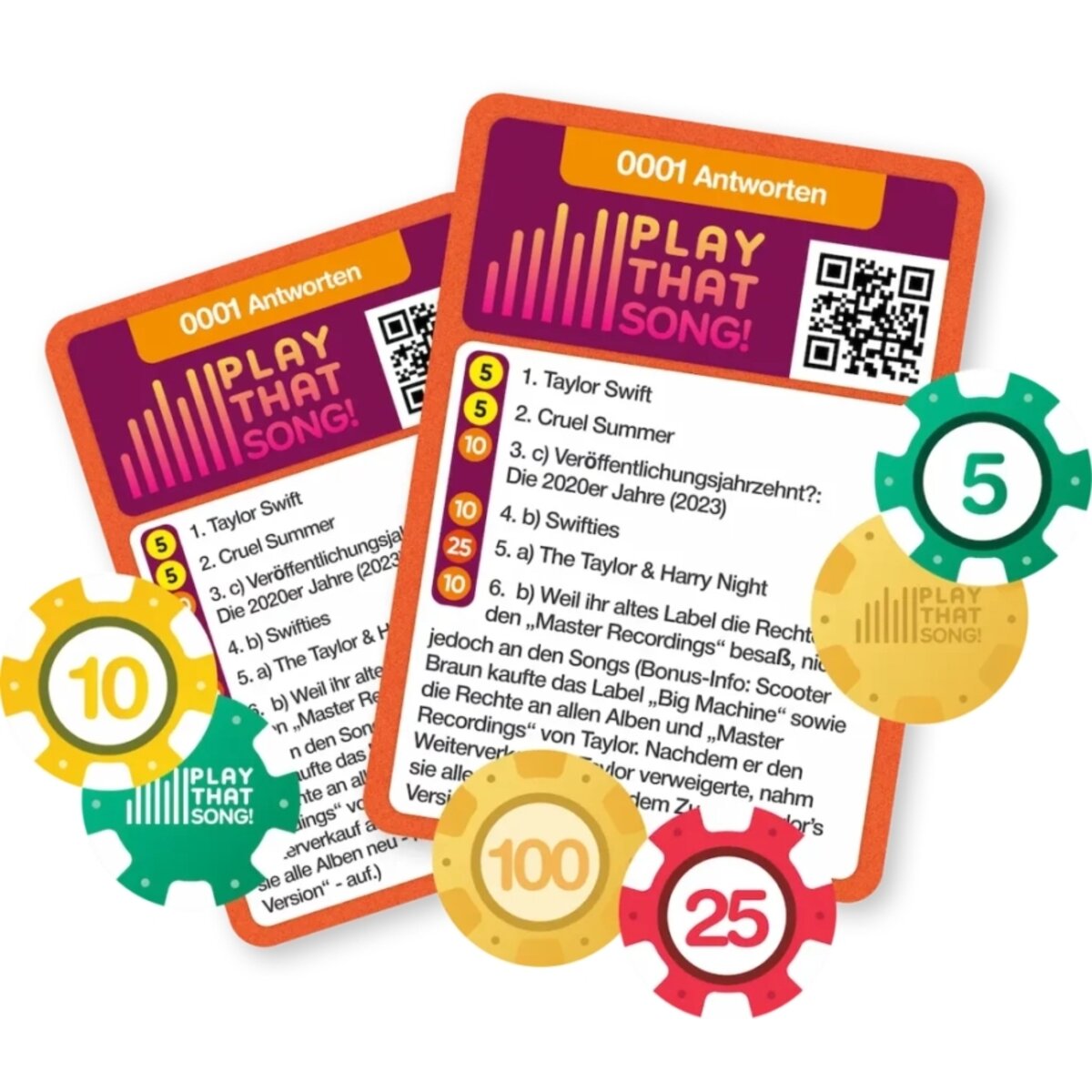 PLAYTHATSONG! Das Musikpartyspiel für alle Generationen App erforderlich