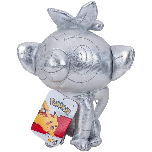 Pokemon - 25 Jahre Pokemon - Grookey silber, 20 cm