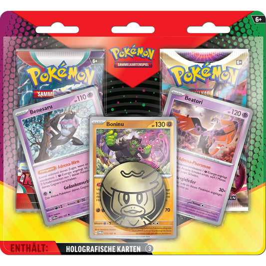 Pokemon Aufgewerteter 2er-Pack-Blister (Deutsch)