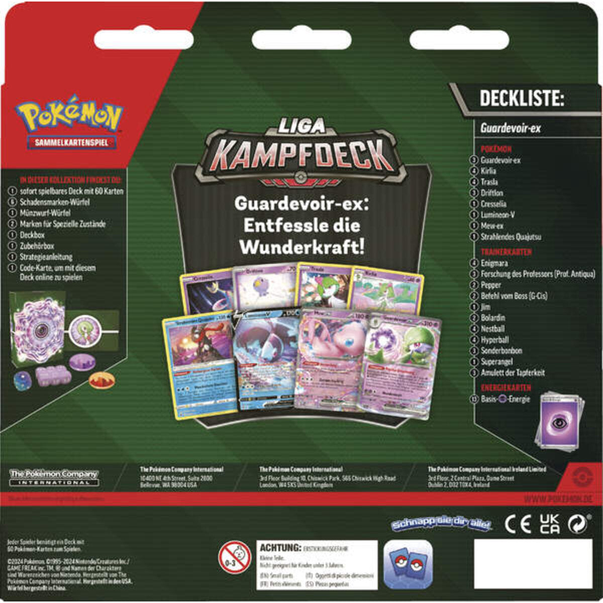 Pokemon Liga-Kampfdeck Guardevoir-ex