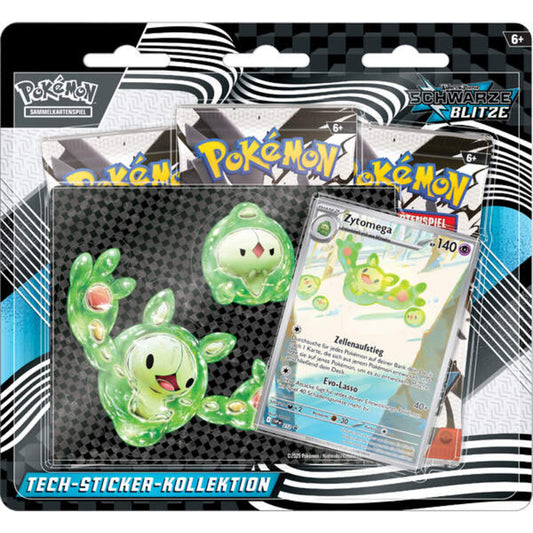 Pokemon Tech-Sticker-Kollektion Karmesin & Purpur - Schwarze Blitze