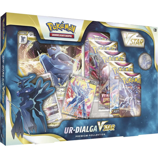 Pokemon VSTAR Premium Kollektion Ur-Dialga / Ur-Palkia, 1 Stück, 2-fach sortiert