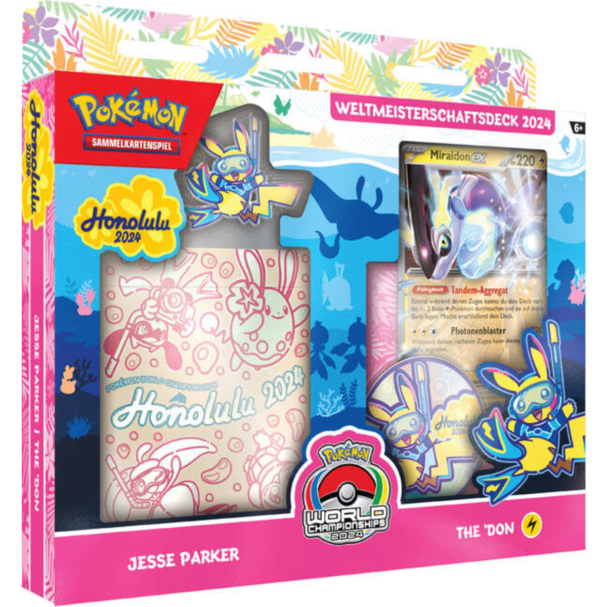 Pokemon Weltmeisterschaftsdeck 2024,, 1 Stück, 4-fach sortiert
