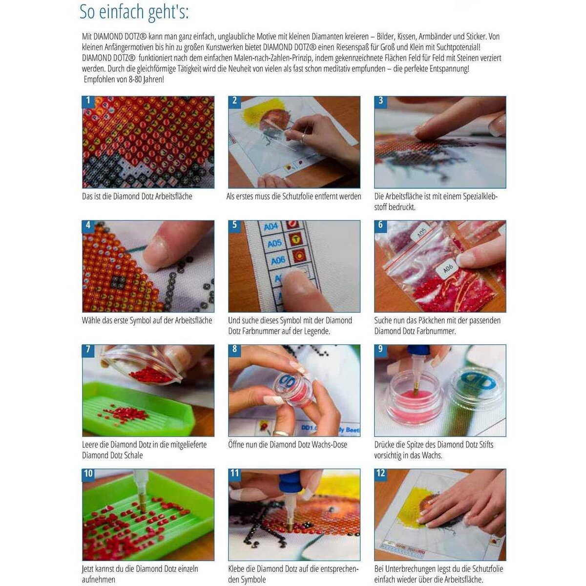 Pracht Diamond Dotz - Flipper, 40 x 40 cm